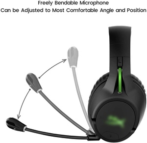 HyperX Cloud Flight S Auriculares inalámbricos para juegos de alta calidad LED Cancelación de ruido Micrófono omnidireccional Reemplazo de micrófono Boom - Product Image 3