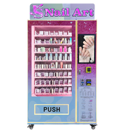 Distributeur automatique de cosmétiques et de produits de beauté pour ongles, sans personnel, pour centres commerciaux en Arabie Saoudite, avec écran tactile 21,5 pouces, 200-300