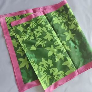 Sciarpa in Poliestere Effetto <span class=keywords><strong>Seta</strong></span> Stampata su Due Lati 20x155cm, Motivo Edera Perla <span class=keywords><strong>Rosa</strong></span> - Product Image 5