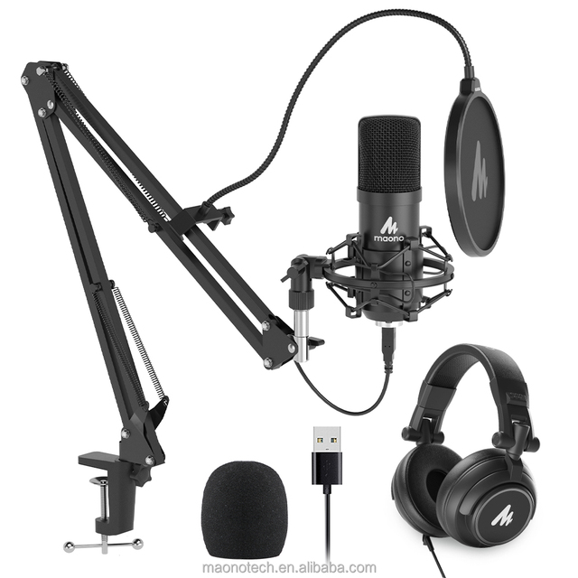 Maono Professional Wireless Microphone Speaker Handheld Microphone Karaoke Mic Music Player Singing Recorder KTV Microphone