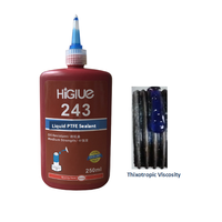 Fixateur de filetage anaérobie résistant à l'huile, mastic bleu, force moyenne, 50 ml