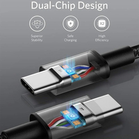 120W 10A Charge rapide Type C Câble de chargeur USB C Double ligne de données Type-C pour Android iPhone 16 15 Métal tressé en nylon durable