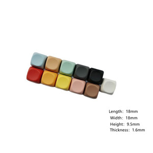 Đa-Màu Sắc 1U M-OA Hồ Sơ Trống Keycaps Cho Bàn Phím Cơ Khí Màu Tím Màu Hồng Màu Xanh Đồng Bằng Trống PBT <span class=keywords><strong>Key</strong></span> Mũ - Product Image 2