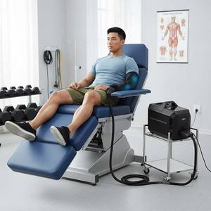 Máquina <span class=keywords><strong>de</strong></span> Compresión <span class=keywords><strong>de</strong></span> Hielo Profesional Portátil para <span class=keywords><strong>Terapia</strong></span> <span class=keywords><strong>de</strong></span> Frío y Calor con 7 Manguitos para la Recuperación Muscular Después del Ejercicio - Product Image 1