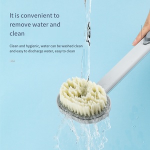Brosse de bain multifonctionnelle détachable avec poignée, éponge de douche exfoliante et masseur pour le dos et le corps - Product Image 6