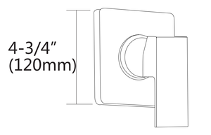 Haijun Online Selling Australian Watermark Square Shape Bathroom Accessories Brass <strong>Shower</strong> <strong>Hand</strong> - Product Image 2
