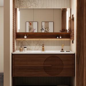 Haute qualité luxe élégant carré dames femmes Vanidad <span class=keywords><strong>Del</strong></span> Cuarto Bano Salle <span class=keywords><strong>De</strong></span> Bains Vanite luminaire conceptions décorations préfabriquées - Product Image 2