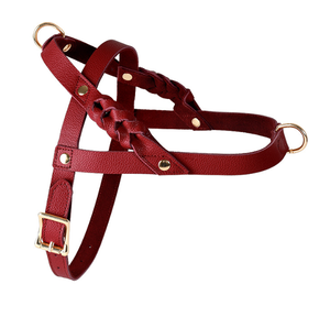 Großhandel moderne Luxus PU Leder Hunde halsbänder für große Hunde & Katzen verstellbar weich bequem - Product Image 5