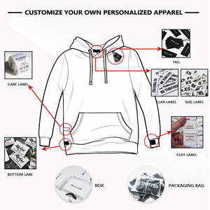 Produsen Logo Kustom Hoodie Kustom Berkualitas Tinggi Katun Poliester Pria Pullover Streetwear Essentials Hoodie & Sweatshirt - Product Image 4