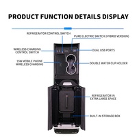 Huichaung Vente chaude Accoudoir central de voiture personnalisé rotatif Boîte de rangement avec porte-gobelet Console intérieure pour Honda Elysion