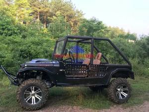 Mini Willys ATV de 110cc, Motor de 4 Tiempos Refrigerado por Aire, Automático, Combustible Gasolina/Diésel, Cilindrada 125cc/150cc, 2WD, Negro/Rojo - Product Image 3