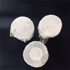 All'ingrosso naturale di alta qualità Selenite torre di cristallo portacandele per la decorazione della casa - Product Image 6