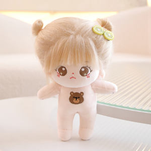 20Cm Dễ Thương Kawaii Bông Rag Búp Bê Đồ Chơi Cho Cô Gái Được Xây Dựng Trong PVC Bộ Xương Phim Hoạt Hình Trần truồng Bé Búp Bê Cho Ngày Valentine - Product Image 6