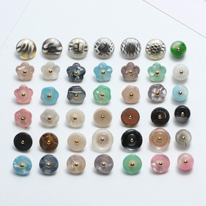 Thiết Kế Mới Kim Loại Chân Ưa Thích Nút Bán Buôn Áo Sơ Mi Đầy Màu Sắc Nút Vải May Trang Trí Nút Cho Bán Buôn - Product Image 3