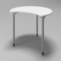 Bureau d'ordinateur Simple et moderne, combinaison de bureau, pour étudiants, avec bibliothèque et tiroirs