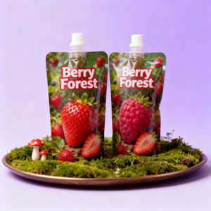 Bolsa Transparente Personalizada de 250ml/300ml de PE de Grado Alimenticio, con Boquilla para Bebidas, Resistente a la Humedad, Impresión por Grabado, para Jugos y Alimentos para Mascotas - Product Image 2