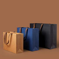 Sac à main en carton ondulé biodégradable haut de gamme personnalisable pour le commerce extérieur, impression de logo pour la promotion de vêtements et de cadeaux, vente en gros