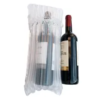 Amortecedor envoltório de garrafa de vinho 40in, coluna de ar, bolhas de ar, embalagem de plástico