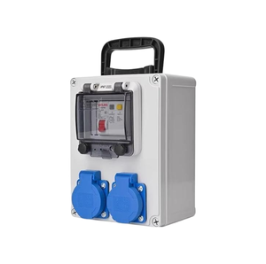 Boîtier de distribution de prises industrielles portables et étanches (par défaut Delixi, d'autres marques peuvent être personnalisées) Configuration 4 - Product Image 1