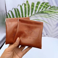 Pochette en cuir PU gaufré Talent Emboss pour pièces de monnaie avec fermeture magnétique