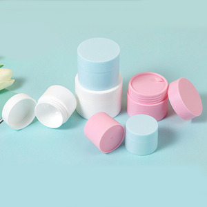 Le flacon cosmétique en plastique avec couvercle à vis rosé, blanc,bleu PP 5g 15g 20g 30g 50g ;Vente bien - Product Image 1