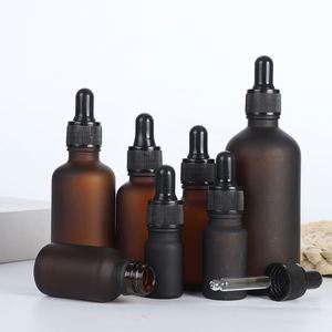 Vente en gros de flacons compte-gouttes en verre ambré transparent de 5 ml, 10 ml, 15 ml, 20 ml, 30 ml, 50 ml, 100 ml avec étiquettes sérigraphiées pour crème de soin de la peau - Product Image 6