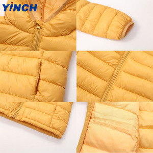 LAYENNE Nouvelle Mode Hiver Léger Enfants Plus Velours Veste à Capuche Coupe-Vent Veste Chaude Manteaux Rembourré Puffer Vestes Enfants - Product Image 2