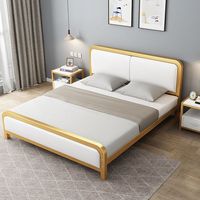 Cadre de lit plateforme simple et moderne, taille double, base de lit en métal, cadre de lit en acier ou en fer, taille king ou queen, à vendre