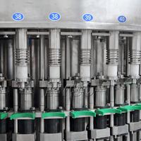 Automatique 8000bph 12000bph bouteille en verre minéral naturel pur eau potable embouteillage machine de remplissage ligne de production complète