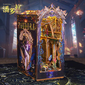 <span class=keywords><strong>Caja</strong></span> de <span class=keywords><strong>Pandora</strong></span> DIY, Modelo 3D Hecho a Mano, Adorno de Madera <span class=keywords><strong>para</strong></span> Librería, Juguete de Construcción, Regalo - Product Image 4
