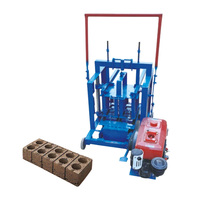Máquina de Bloques de Hormigón para Obras de Construcción, Maquinaria Práctica para Fabricación de Ladrillos en Sitio