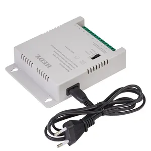 8 channel 12V/13.5V/15V DC output 60W smps power supply 12v with cable length compensation switch