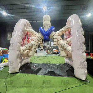 Modèle éducatif géant gonflable rose du cancer du poumon - Matériau PVC/Nylon imperméable pour événements médicaux et exposition d'organes humains - Product Image 6