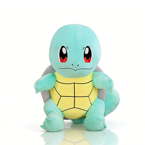 Venta al por mayor de figuras de peluche de Squirtle de 30-90 cm, derivados de la animación, juguetes de anime para niños, muñecos de peluche de Pokémon. - Product Image 1