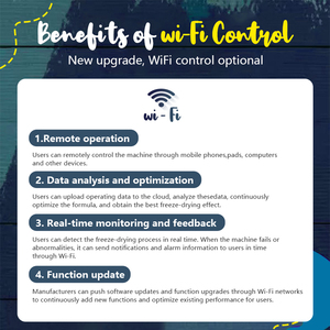 Liofilizador Doméstico <span class=keywords><strong>de</strong></span> 10kg, 14kg, 50kg para Café, Leche, Frutas, con <span class=keywords><strong>Bomba</strong></span> <span class=keywords><strong>de</strong></span> Vacío, Pequeña Máquina <span class=keywords><strong>de</strong></span> Liofilización para Alimentos en Venta - Product Image 6