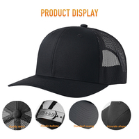Gorra de béisbol de malla deportiva ecológica RTS, gorra Richardson 112 de 6 paneles con visera curva, gorra snapback estilo hip hop para exteriores.