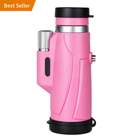Telescopio Monocular 8x42 para Adultos con Trípode, Adaptador para Teléfono, BAK-4 FMC, Impermeable, para Observación de Aves, Senderismo, Caza, Vida Silvestre