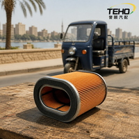Filtre à air ovale TENGHAO pour système d'admission de moteur de véhicule utilitaire à trois roues, rickshaw, véhicule de transport de marchandises, pièces de rechange