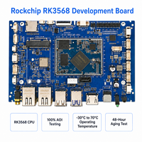 Carte de développement Android Linux Rockchip RK3568, USB3.0, LPDDR4X, RAM MAX 8 Go, SATA3.0, RS232, RS485, COM, carte Android ARM