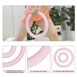 LADYGLOWホームフィットネスアプリコットシリコンダンベルパワーリングヨガピラティスアクセサリーバランスブロックヨガマット足首重量 - Product Image 5