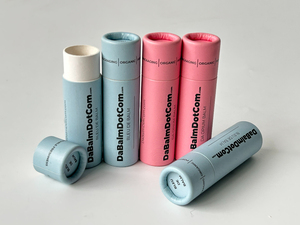 Tubes en papier pour crème solaire 100% biodégradables, écologiques, recyclables, bâtonnets de lotion à pression, boîte cylindrique rigide, emballage personnalisé de marque - Product Image 5