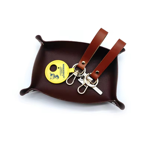 Sẵn Sàng Để Tàu Bán Buôn Sang Trọng Cao Cấp Keychain Da Thật Móc Chìa Khóa Điên Ngựa Da Xe Đẹp Móc Chìa Khóa Chủ - Product Image 4