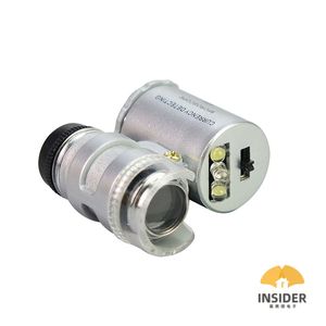 NO.9882 60X Mini Microscope Loupe de Poche avec LED et Lumière UV Loupe de Téléphone Portable - Product Image 3