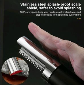 Descamador de Pescado Eléctrico Inalámbrico con Cuchillas Escalonadas, No Deja Residuos de Escamas - Product Image 2