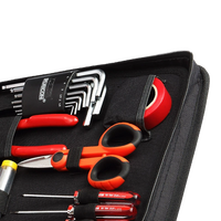 Juego de Herramientas para Electricista RUBICON Original, Hecho en Japón, Kit Completo de Herramientas Manuales con Bolsa
