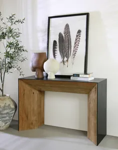 Bàn Điều Khiển Phong Cách Pháp Hành Lang Bằng Gỗ Nguyên Khối Hiện Đại Sang Trọng Thiết Kế Tối Giản - Product Image 4