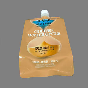 Custom 1L Eco-Friendly Aluminum <b>Drink</b> Packaging <b>Pouches</b> with Leak-Proof Spout Heat-Sealed Food Grade Water & Wine Beverage - Product Image 3