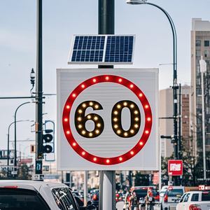 مصباح LED يعمل بالطاقة الشمسية, مصباح LED يعمل بالطاقة الشمسية وامض علامة الحد من السرعة للطرق/الطريق السريع - Product Image 5