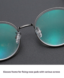 G14 Silicone <strong>Nose</strong> <strong>Pads</strong> for <strong>Glasses</strong> Left Right Accessories with <strong>Plastic</strong> Metal Cigarette Holder with Silicone Pipe <strong>Glasses</strong> <strong>Frame</strong> - Product Image 5