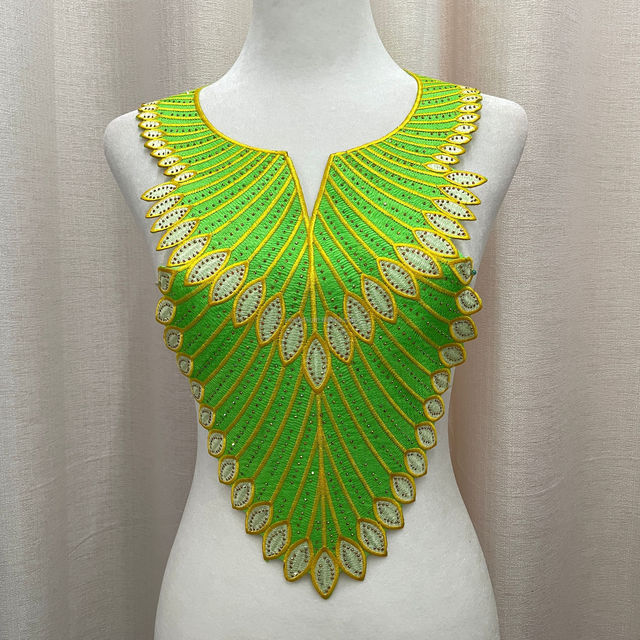New Design High Quality Ethnic Style Collar Chic Unique Colorful Garment Accessory